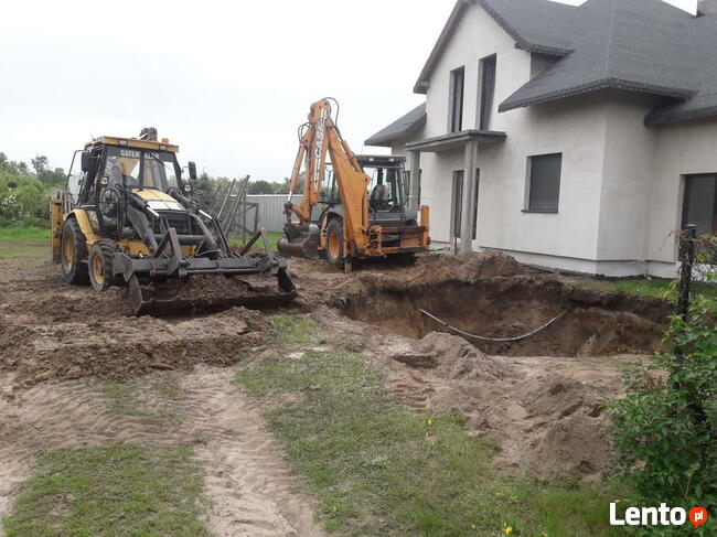 Usługi koparko-ładowarką