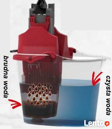 Mop z wiadrem Click N Press komplet do mycia podłóg - SPRI