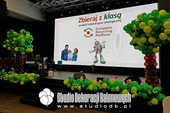 Dekoracje balonowe Warszawa - bramy balonowe, balony z helem