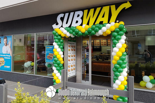 Dekoracje balonowe Warszawa - bramy balonowe, balony z helem