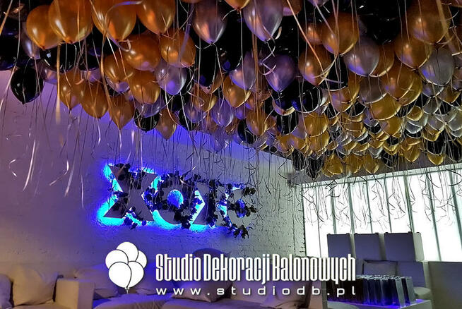 Dekoracje balonowe Warszawa - bramy balonowe, balony z helem