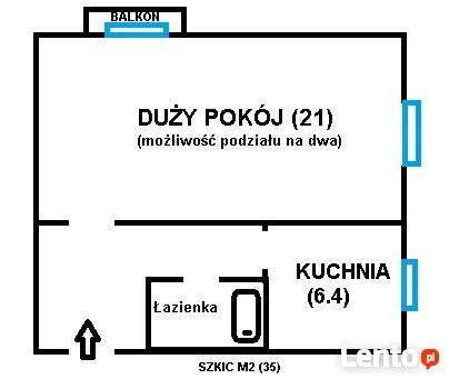 M2(35) w bloku na dwa pokoje w kamienicy do Wykupu!