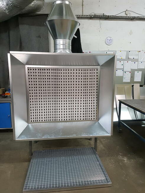 Ściana lakiernicza MIRWENT 1250/1000/500 z wentylatore