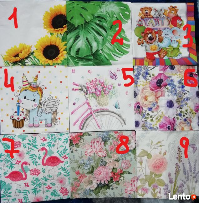 Archiwalne Serwetki decoupage Mielec