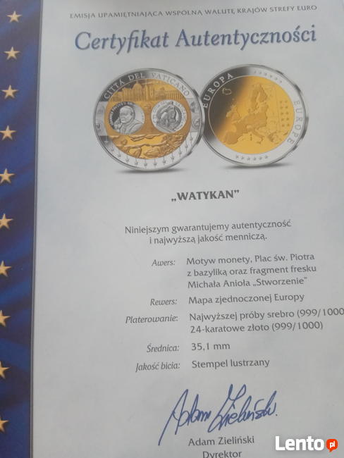 Okazja! Limitowana kolekcja monet państw strefy euro, plater