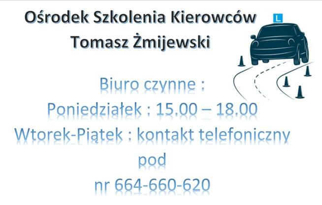 Kursy na prawo jazdy Kat.B - Nauka Jazdy Tomasz Żmijewski