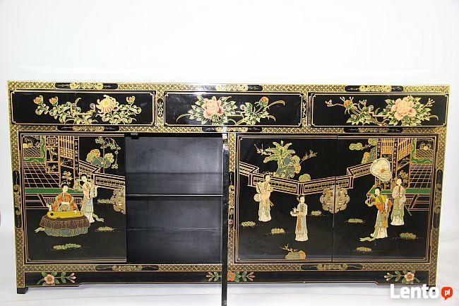 Azja, orientalna, bizantyjska komoda z laki