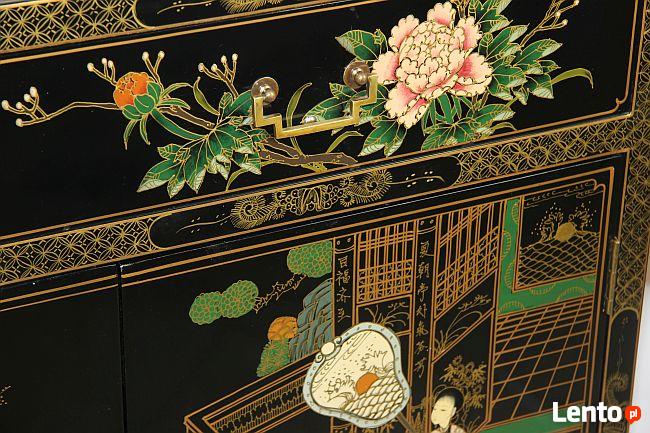 Azja, orientalna, bizantyjska komoda z laki