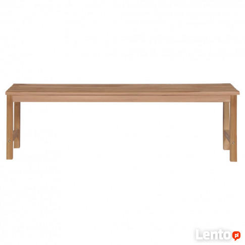 Minimalistyczna ławka ogrodowa drewniana Berta