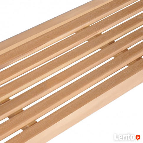 Minimalistyczna ławka ogrodowa drewniana Berta