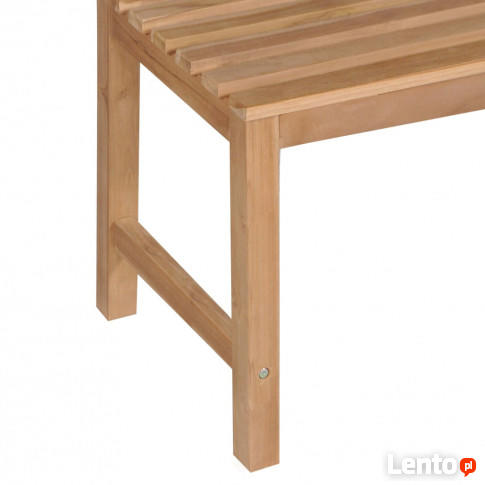 Minimalistyczna ławka ogrodowa drewniana Berta