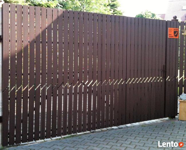 Sztachety ogrodzeniowe, kompozyt drewno + pcv, ekodeski