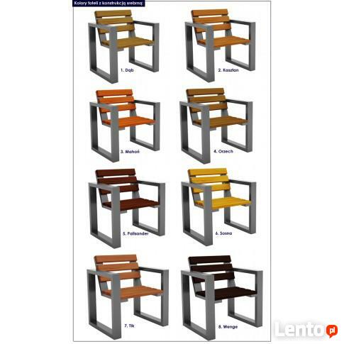 FOTEL OGRODOWY NORIN SILVER- 8 KOLORÓW