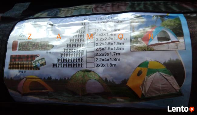 NAMIOT 4 OSOBOWY 2 x 2m