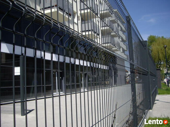 panel panele ogrodzenie ogrodzenia płot grafit czarny fi 4