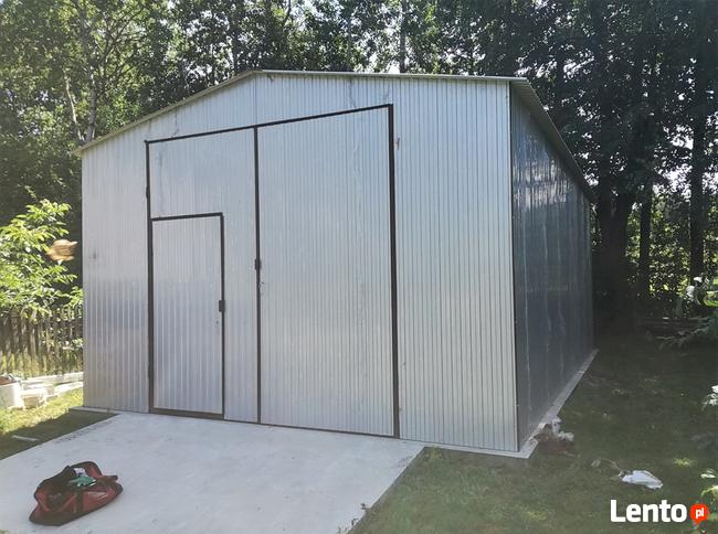 Garaż z blachy, hala 5x8m ocynkowana w dowolnym kolorze