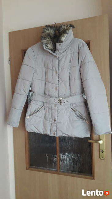 Kurtka jasny beż rozm. L - 40 - ocieplana
