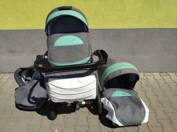 Komis dziecięcy Sanok: Wózek 3w1 MIKRUS Venezia