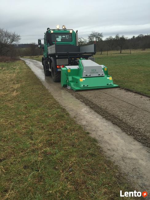 Recykler dróg szutrowych HEN - frezowanie, profil., ubijanie