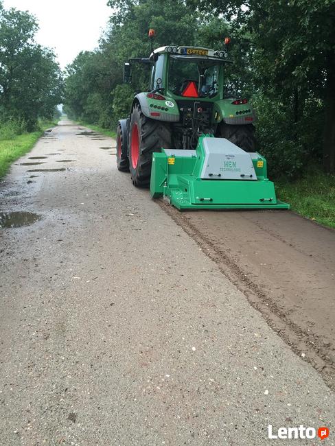 Recykler dróg szutrowych HEN - frezowanie, profil., ubijanie