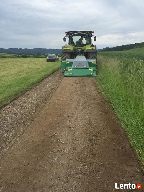 Recykler dróg szutrowych HEN - frezowanie, profil., ubijanie