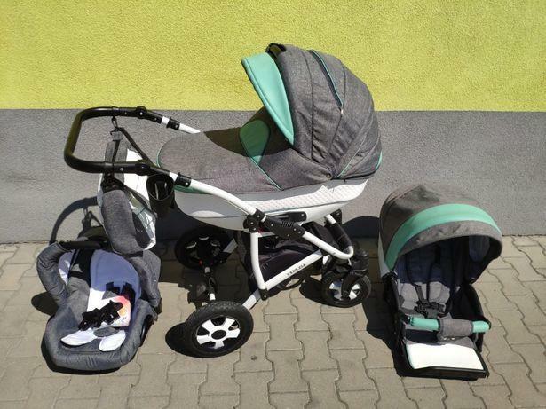 Komis dziecięcy Sanok: Wózek 3w1 MIKRUS Venezia