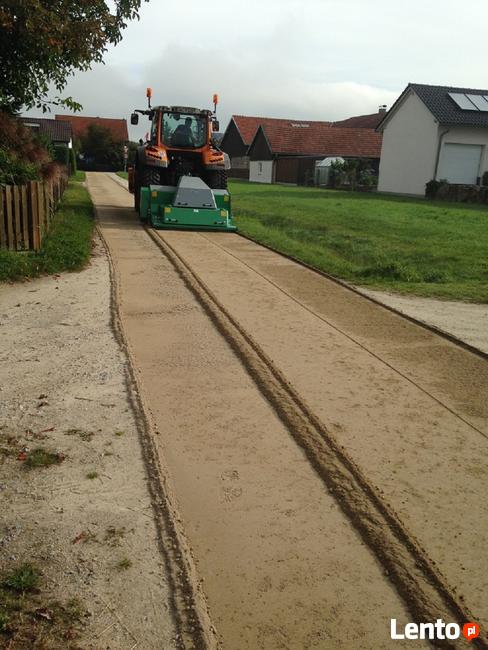 Recykler dróg szutrowych HEN - frezowanie, profil., ubijanie