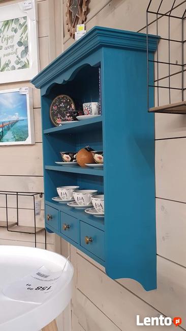 Szafka półka drewniana kuchenna prowansalska