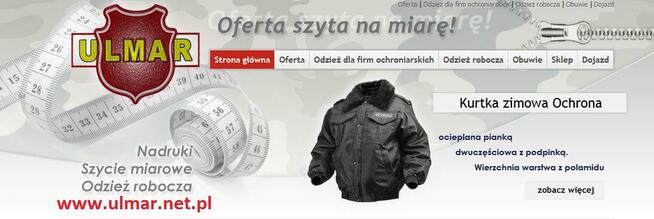 Odzież dla Ochrony | Koszule | Kurtki |Obuwie| Kamizelki