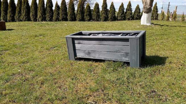 Donica, Doniczka, Skrzynia drewniana duża 105x40x40