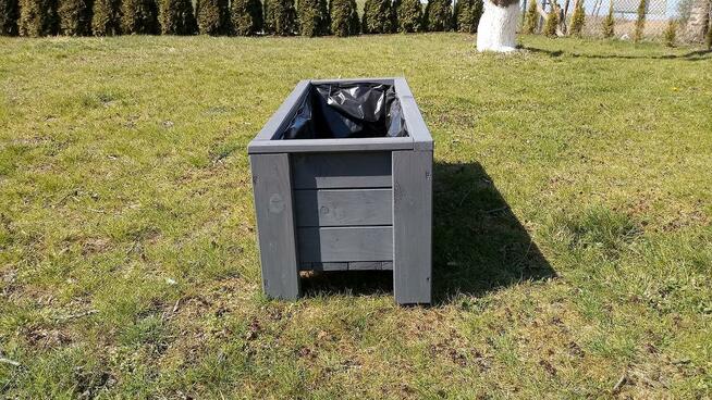 Donica, Doniczka, Skrzynia drewniana duża 105x40x40