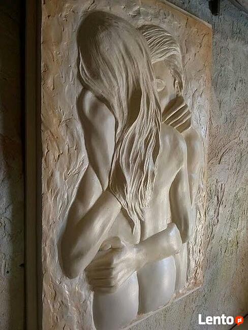 Płaskorzeźba gipsowa - Panel 3D