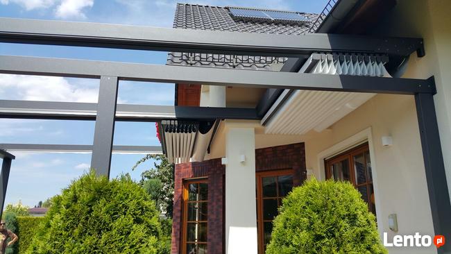 Pergole, wiaty i bramy garażowe, rolety, markizy, żaluzje.