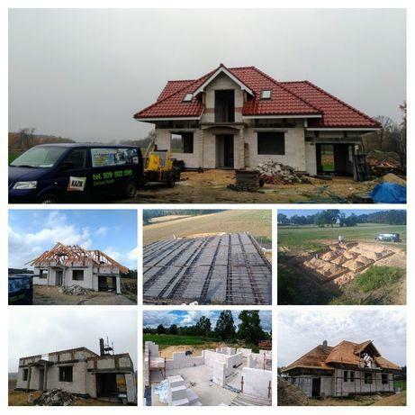 Budowa domów z dachem -SSO- usługi budowlane Inowrocław