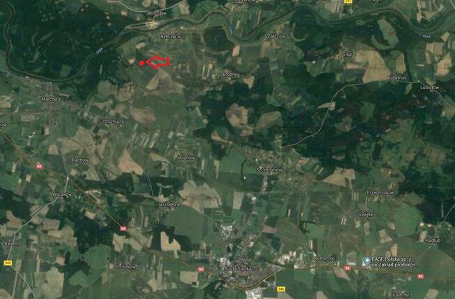 Działka rolna 3,26 ha - Rzeczyca (gm. Środa Śląska)