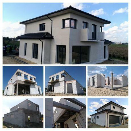 Budowa domów z dachem -SSO- usługi budowlane Inowrocław