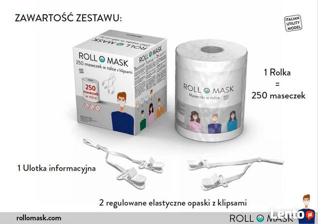 Maseczka oddychająca ochronna jednorazowe maski 250 sztuk