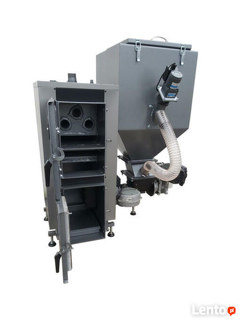 Kocioł 10KW do 90m2 pellet ekogroszek 5 klasa 2 w 1 RATY