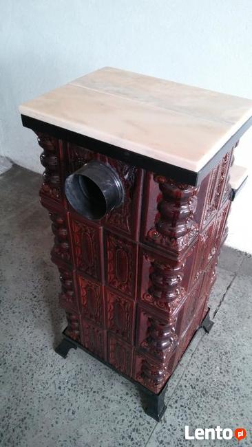 Piec kaflowy, przenośny 4K+M+S brąz