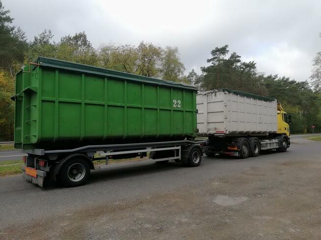 Kontener Na odpady oraz transport