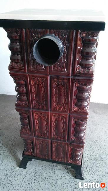 Piec kaflowy, przenośny 4K+M+S brąz