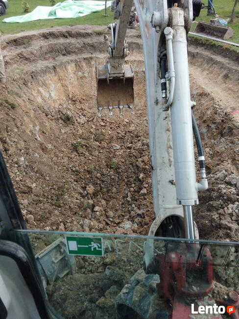 mini koparka minikoparka usługi koparką