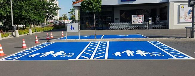 Linie.pl oznakowanie poziome malowanie linii znaki BHP