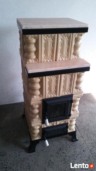 Piec kaflowy, przenośny 4K+M+S krem