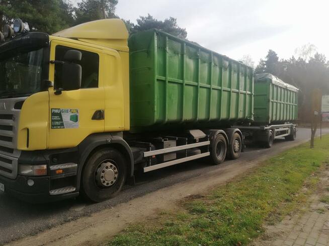 Kontener Na odpady oraz transport