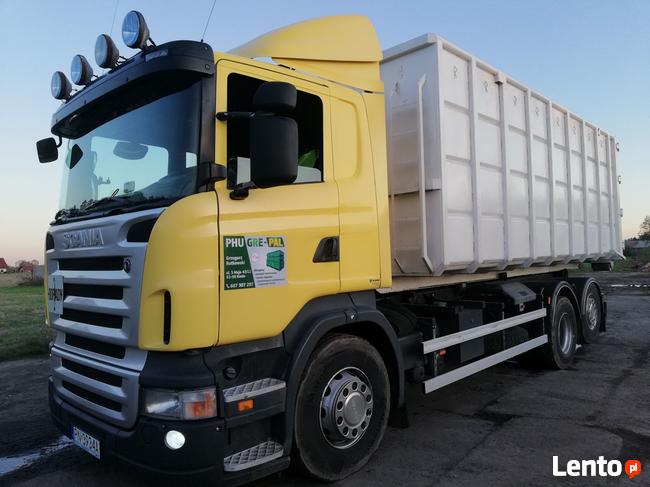 Kontener Na odpady oraz transport