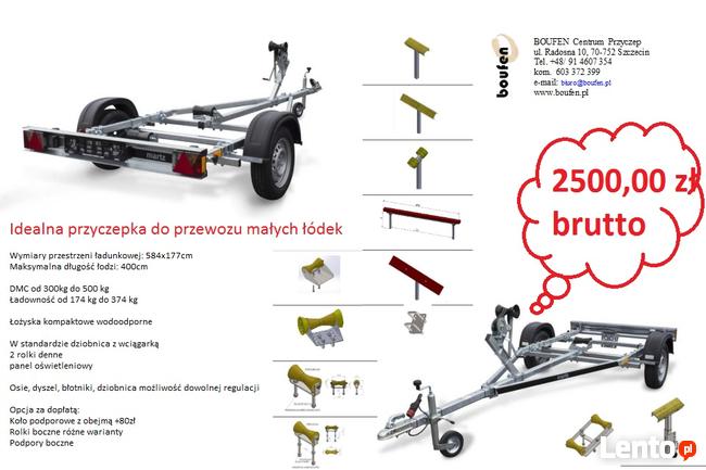 Przyczepa podłodziowa Yacht 500 Martz w Boufen