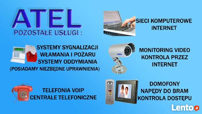KAMERY MONITORING serwis, montaż ATEL