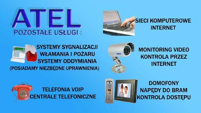 DOMOFONY WIDEODOMOFONY MONTAŻ SERW