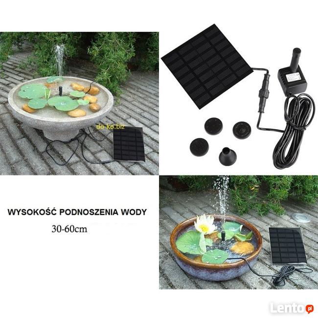 Fontanna, Pompka Solarna.pompa.oczko wodne.solar napowietrzy